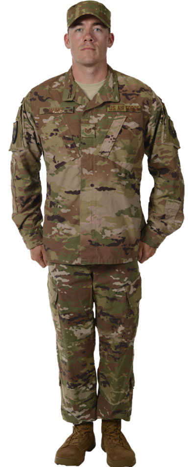 Air Force OCP Uniform Front View